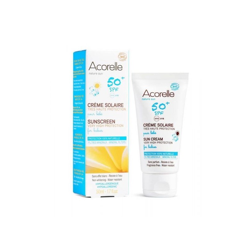 Crème solaire Bébé SPF 50+ Tube 50 ml