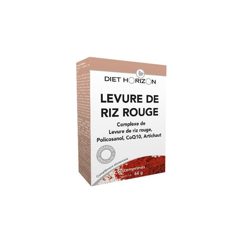 Levure de riz rouge 60 comprimés