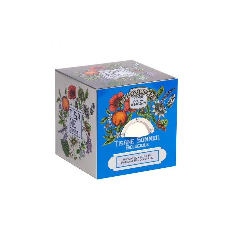 Tisane cube Sommeil Coffret métal 24 sachets