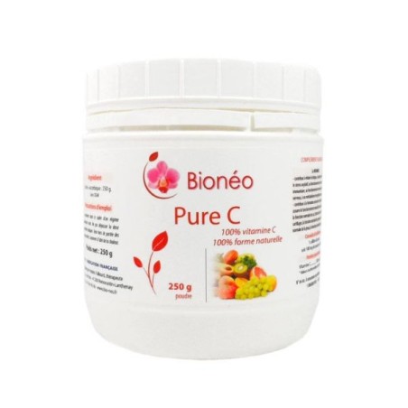 Vitamine C poudre pure 100 % Pot 250 g