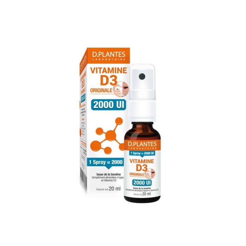 Vitamine D3 2000 UI Originale Spray 20 ml