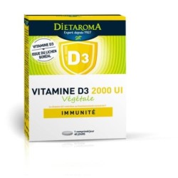 Vitamine D3 végétale 2000 UI 40 comprimés