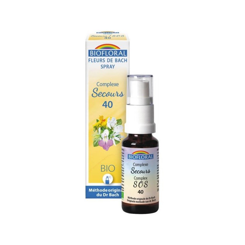 40 Complexe Secours spray Spray 20 ml