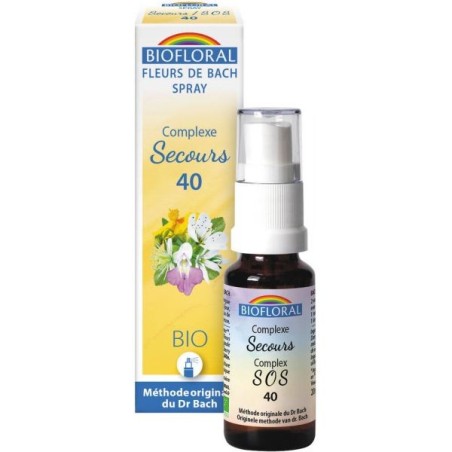 40 Complexe Secours spray Spray 20 ml