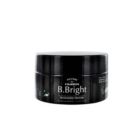 B. Bright Poudre de charbon 100% naturelle Pot 50 g