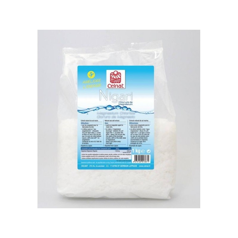Nigari (Chlorure de magnésium) Sachet 1 kg