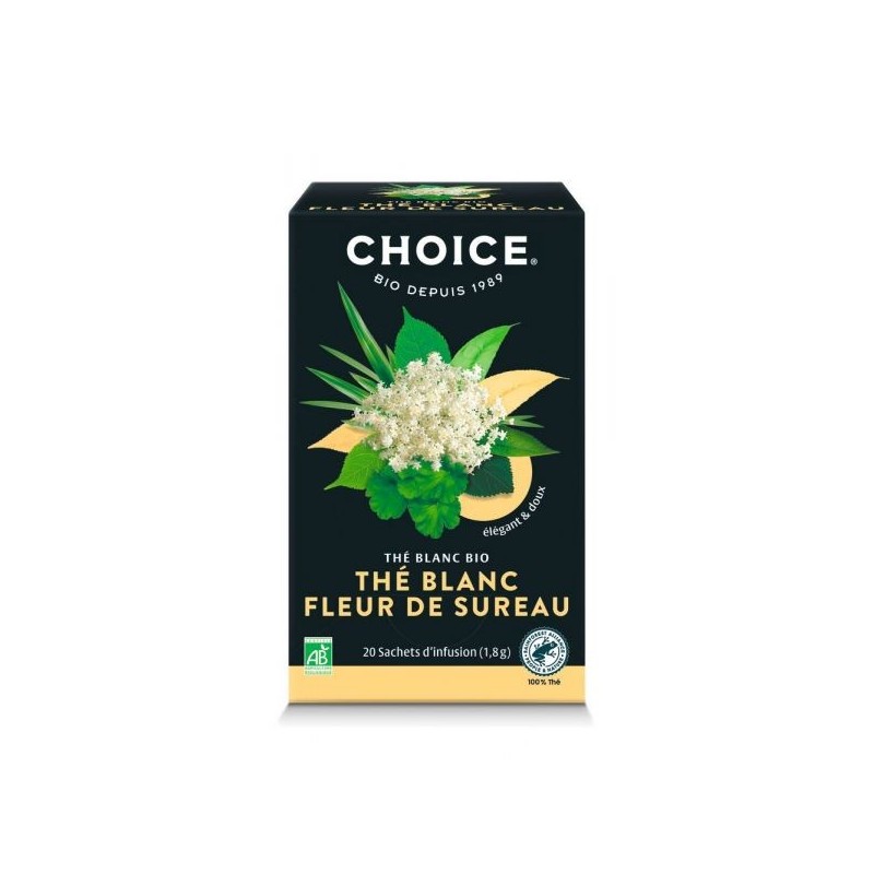 Thé blanc Fleur de Sureau Boîte 20 sachets