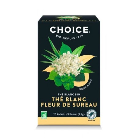 Thé blanc Fleur de Sureau Boîte 20 sachets