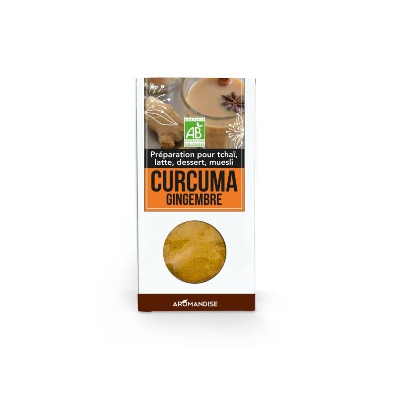 Curcuma Latte Gingembre Boîte 60 g