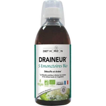 Draineur 5 Emonctoires Flacon 500 ml
