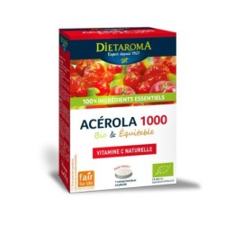 Acérola 1000 goût cassis 24 comprimés