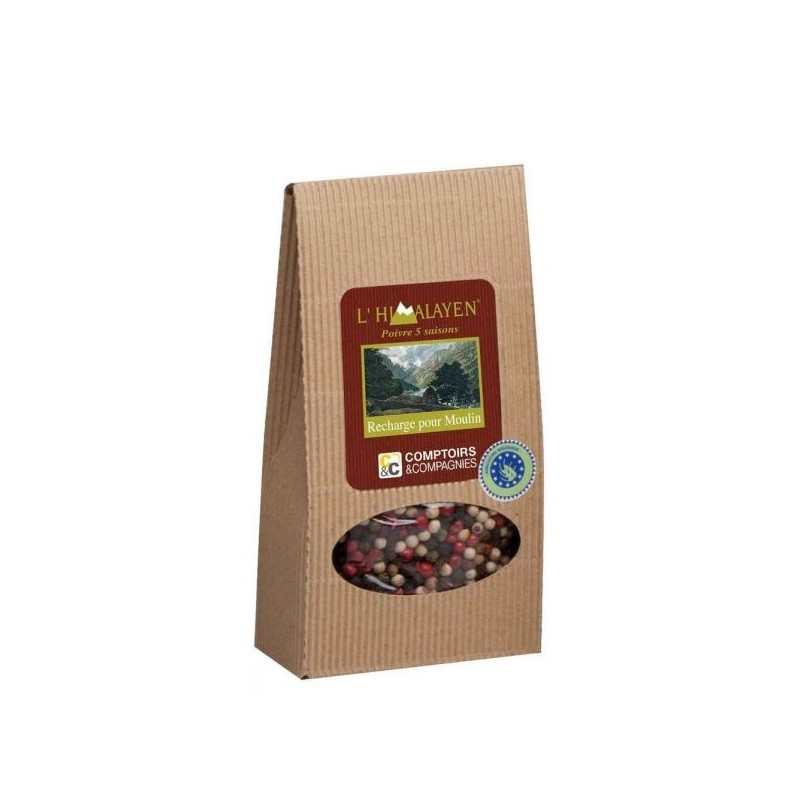Poivre 5 saisons Recharge de moulin 125 g