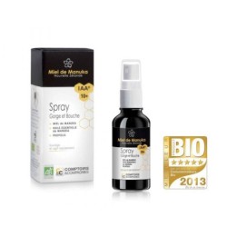 Spray gorge et bouche  Miel de Manuka IAA 10+ 25 ml