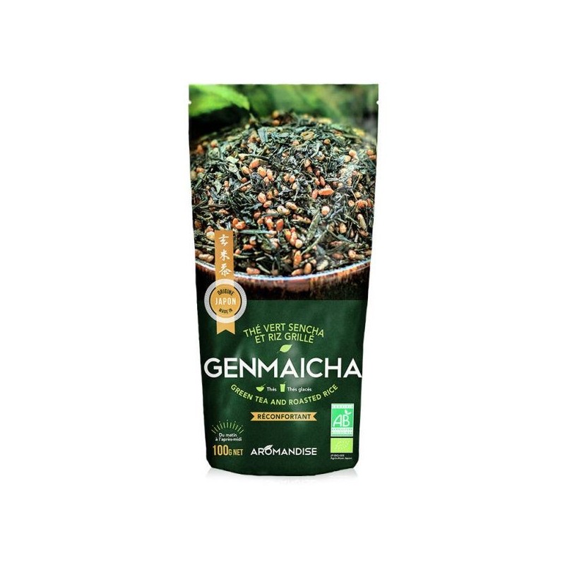 Thé vert et riz Genmaicha Sachet 100 g