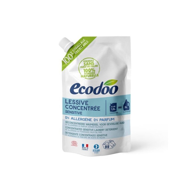 Lessive concentrée sensitive 0% Ecocert Doypack 1