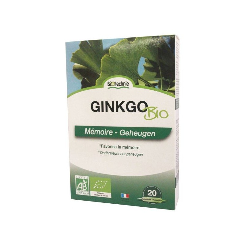 Ginkgo biloba 20 ampoules