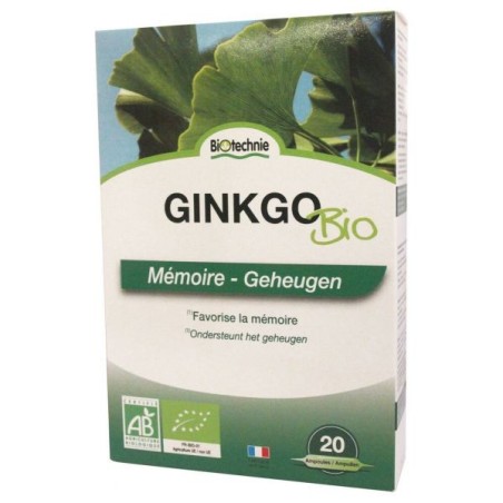 Ginkgo biloba 20 ampoules