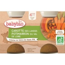 Carotte Potimarron Lot de 2 pots de 130 g