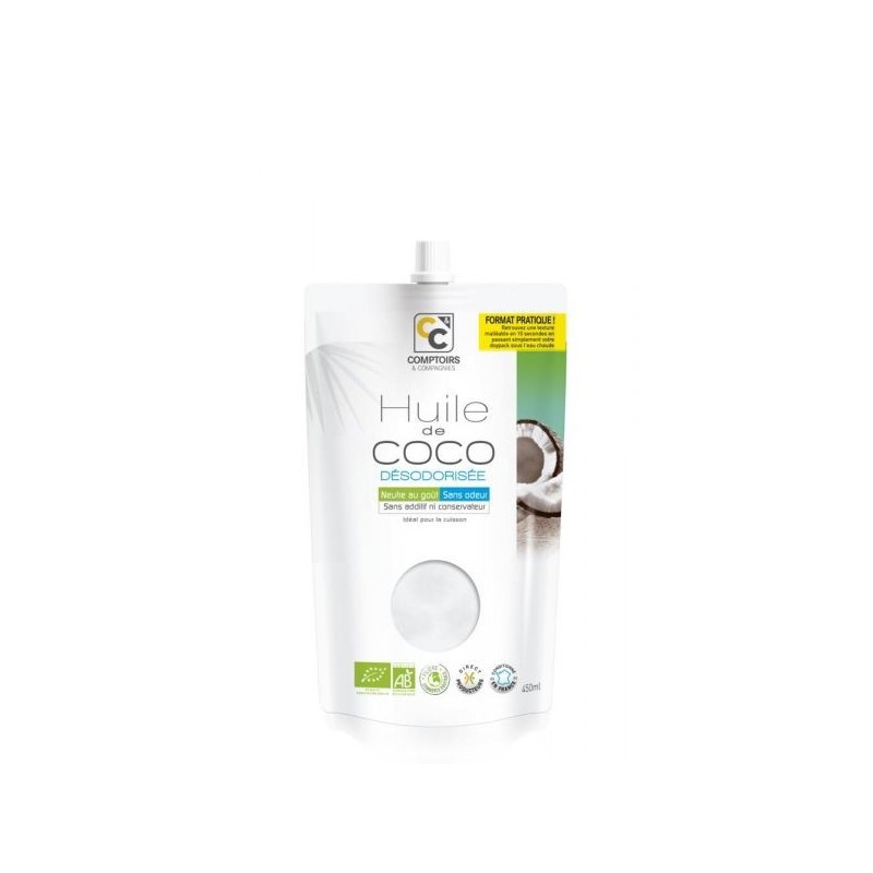 Huile de coco désodorisée  & Equitable 450 ml