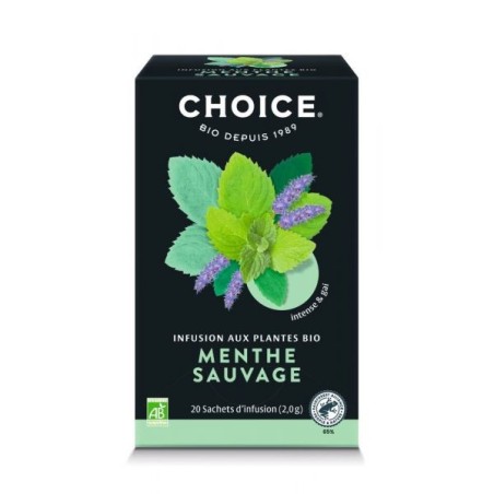 Infusion Menthe sauvage Boîte 20 sachets