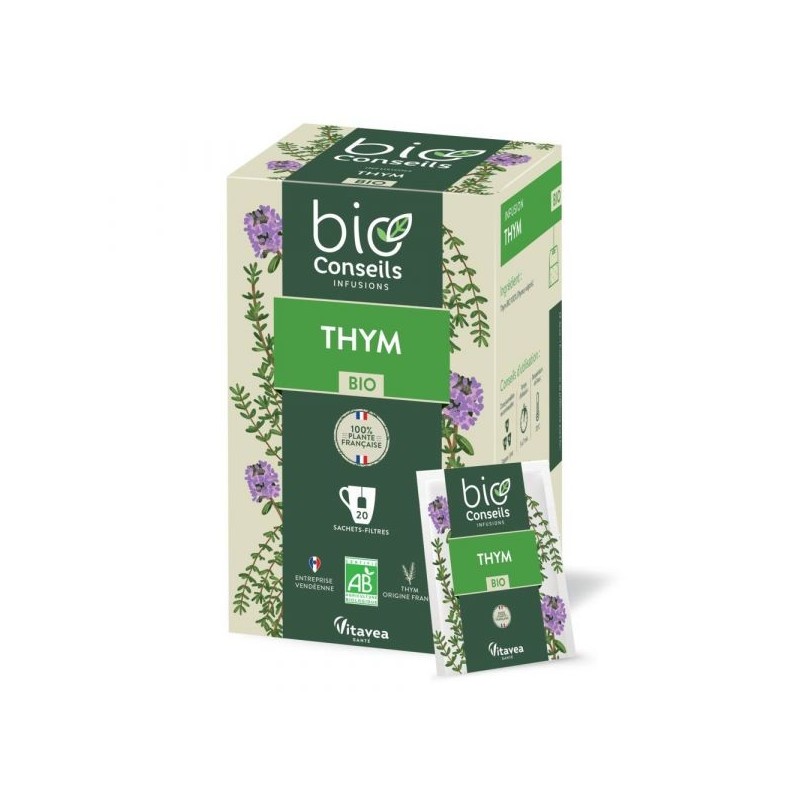 Infusion Thym France Boîte 20 sachets