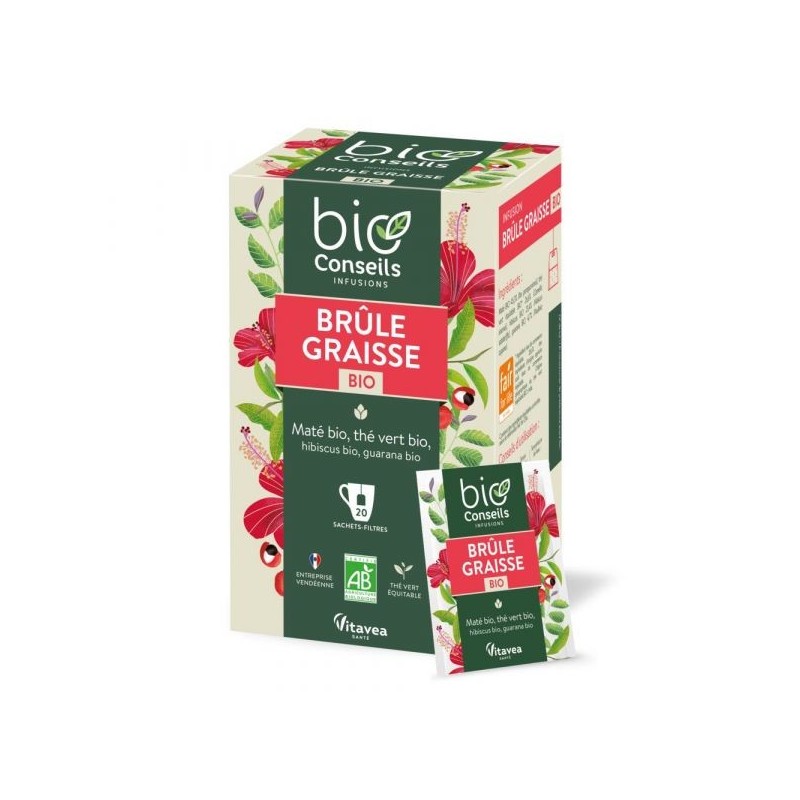 Infusion Brûle graisse  & Equitable Boîte 20 sachets