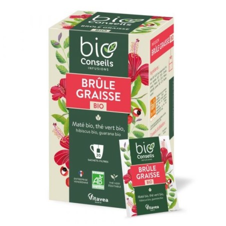 Infusion Brûle graisse  & Equitable Boîte 20 sachets