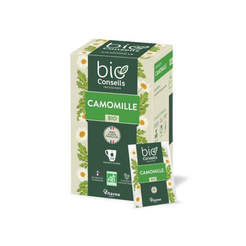 Infusion Camomille France Boîte 20 sachets