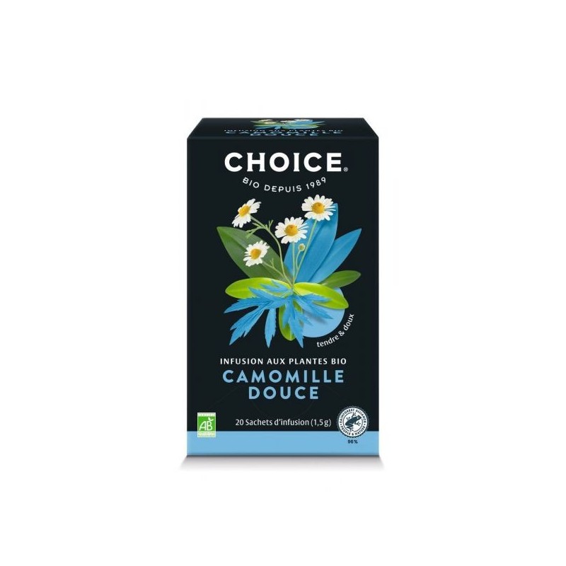 Infusions Camomille douce Boîte 20 sachets