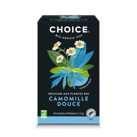 Infusions Camomille douce Boîte 20 sachets