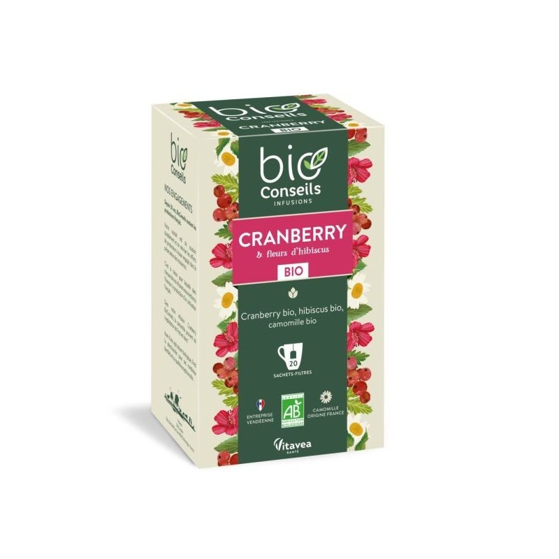 Infusion Cranberry Boîte 20 sachets