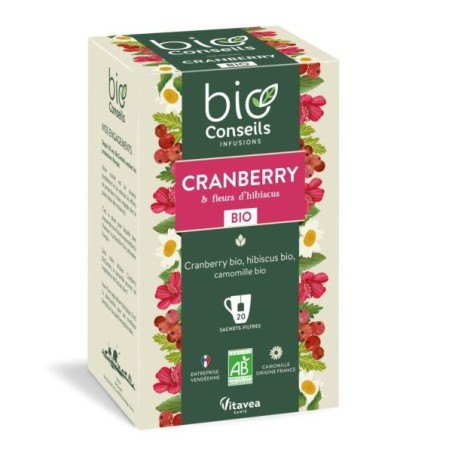 Infusion Cranberry Boîte 20 sachets