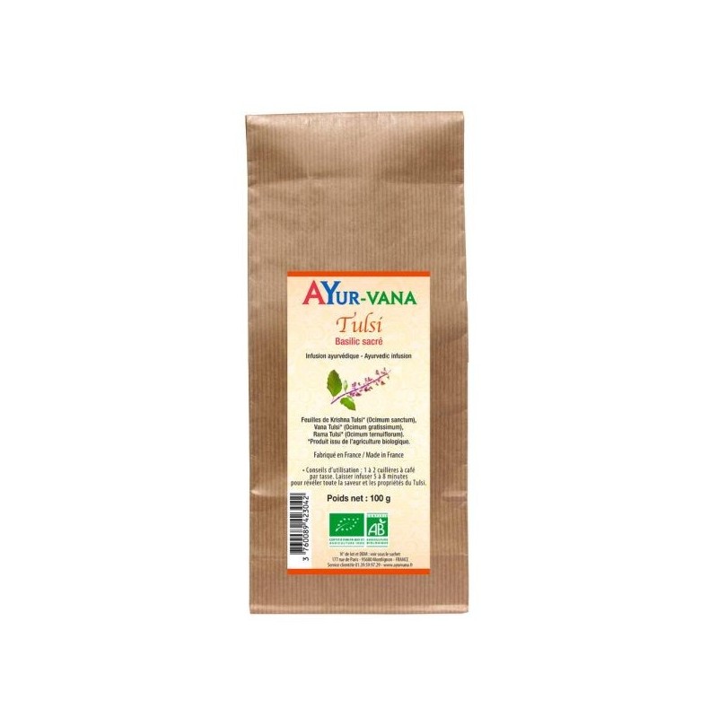 Infusion Tulsi feuilles Sachet 100 g