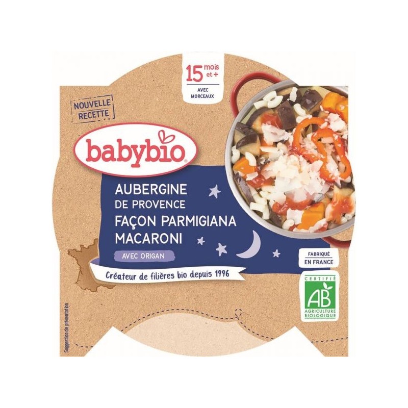 Bonne Nuit Aubergines façon Parmigiana Macaroni Origan