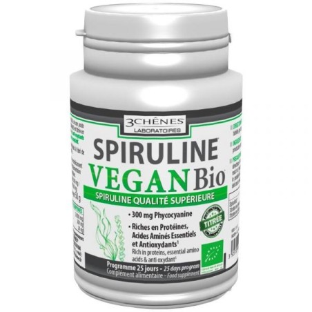 Spiruline Vegan Pilulier 100 comprimés