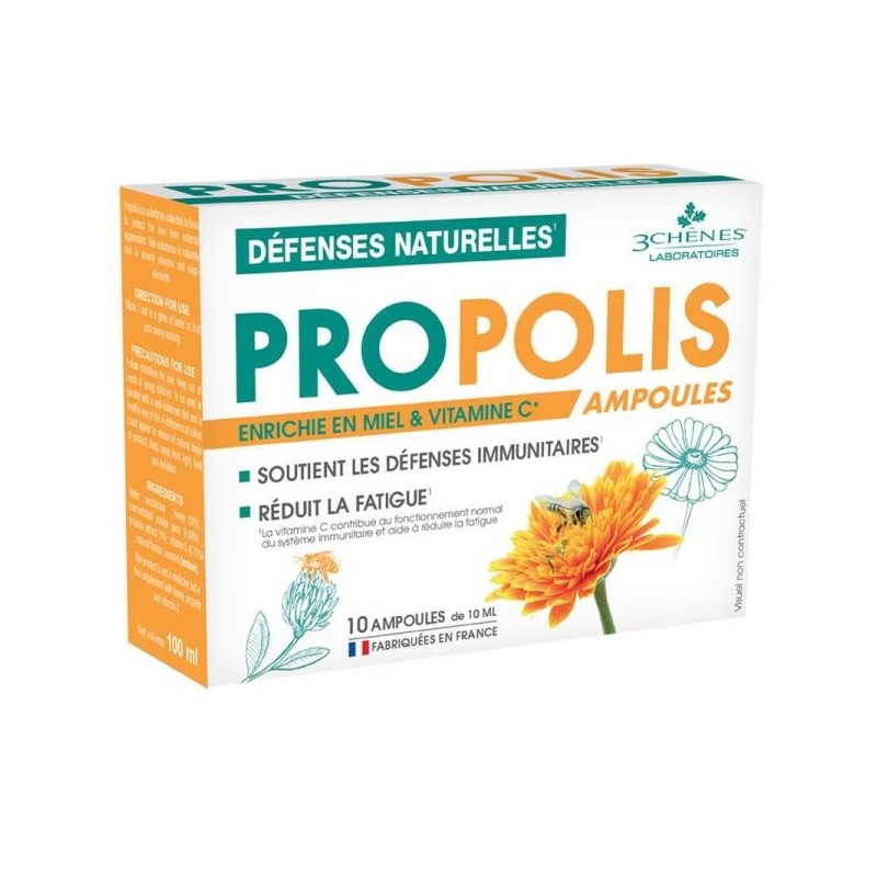 Ampoules Propolis Boîte 10 ampoules de 10 ml