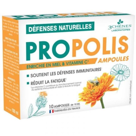 Ampoules Propolis Boîte 10 ampoules de 10 ml