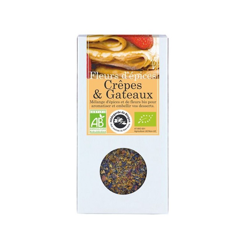 Fleurs d'épices Crêpes et gâteaux Boîte 35 g