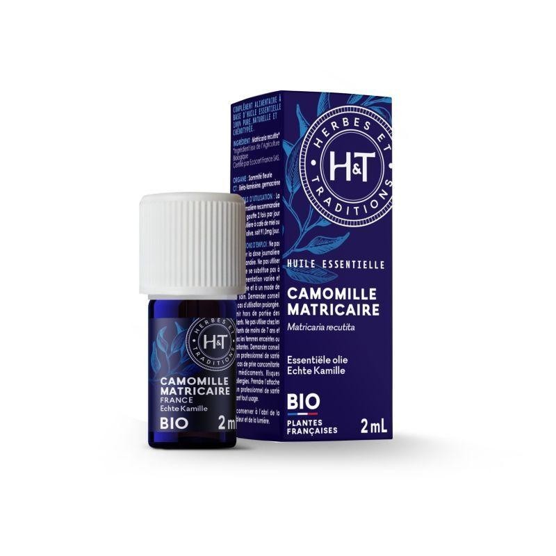 Camomille matricaire bio - huile essentielle pour relaxation et bien-être naturel