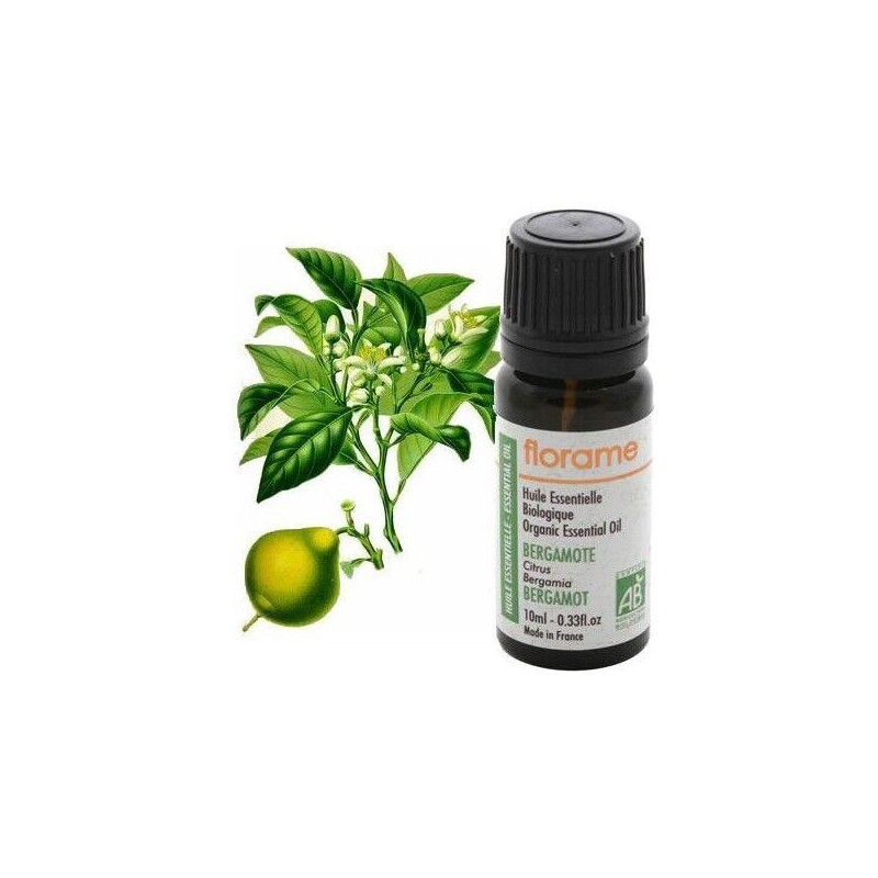 Huile essentielle de Bergamote Bio Florame pour la détente et le soin de la peau