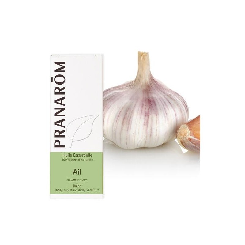 Huile essentielle bio d'ail Pranarôm 4g pour digestion et bien-être circulatoire