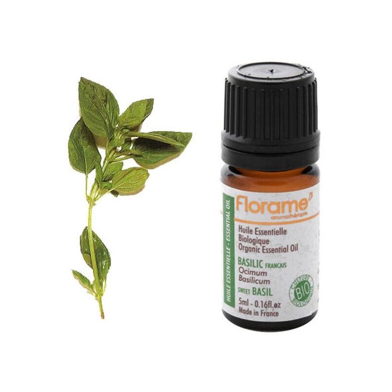 Basilic français Bio de Florame - huile essentielle 50 ml