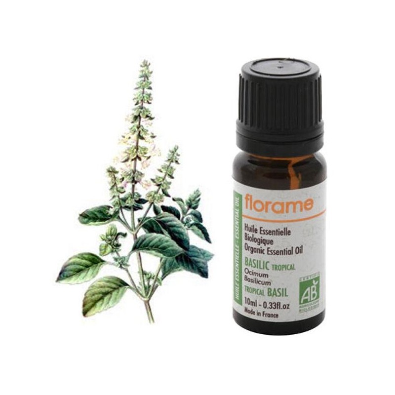 Huile essentielle de Basilic Tropical Bio de Florame