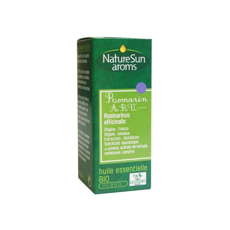 Huile essentielle Romarin ABV bio 10 ml pour purification