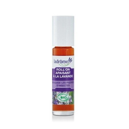 Roll-on apaisant à la lavande bio 5 ml pour soulager piqûres et irritations naturellement