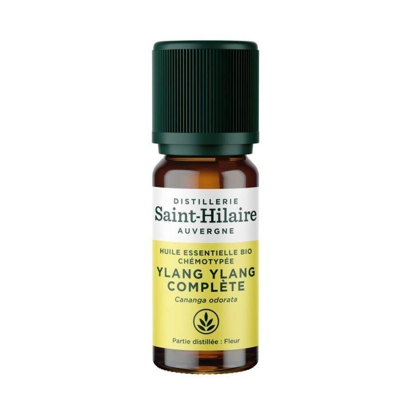 Huile essentielle bio Ylang Ylang Saint Hilaire pour soin peau et cheveux