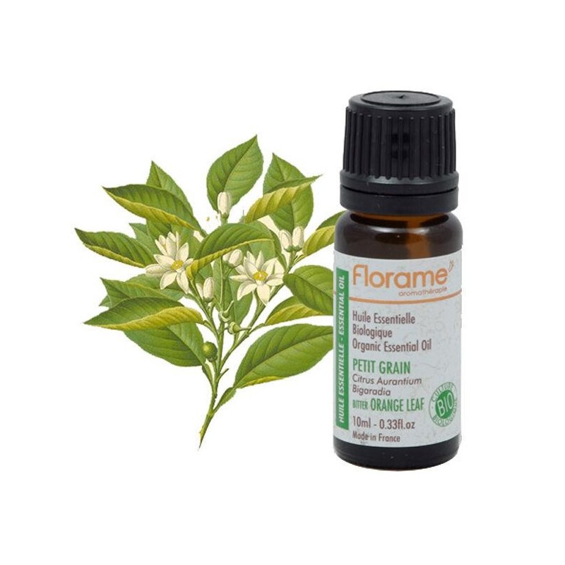 Huile essentielle bio Orange amère 50 ml Florame pour stress et sommeil