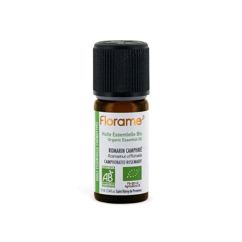 Huile essentielle Romarin camphré Bio Florame 370 ml