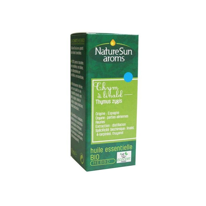 Huile essentielle de thym à linalol bio 50 ml
