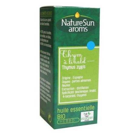 Huile essentielle de thym à linalol bio 50 ml